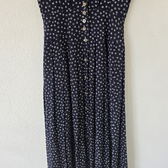 Vintage Liz Claiborne Dress Mixed Ptint Women Button Up Cottagecore Deadstock - Picture 12 of 16